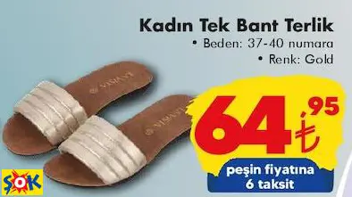 KADIN TEK BANT TERLİK
